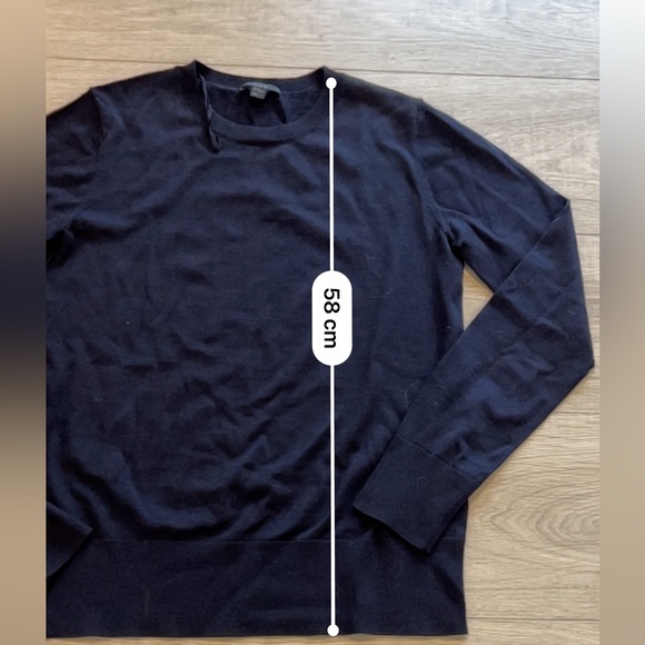 COS 100% Wool Navy Sweater - XS - Picture 2 of 6